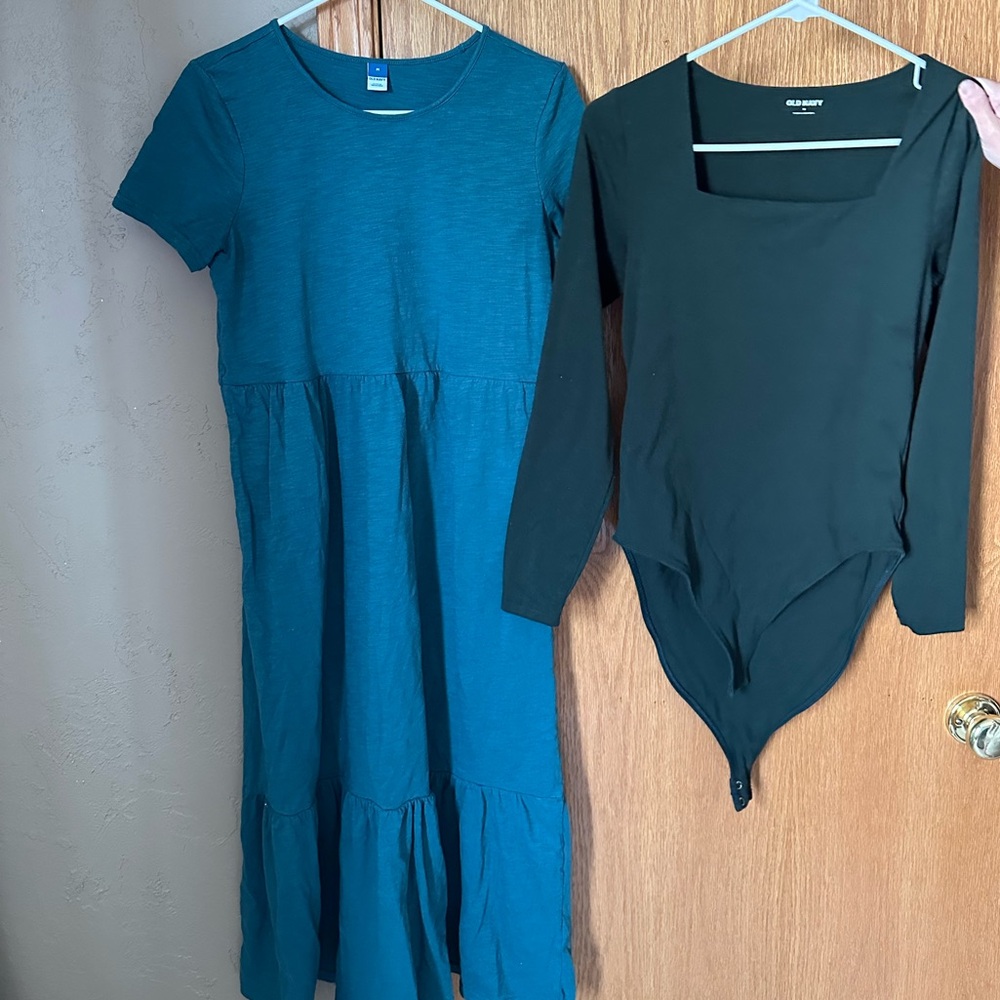 Old Navy Dress & Bodysuit BUNDLE